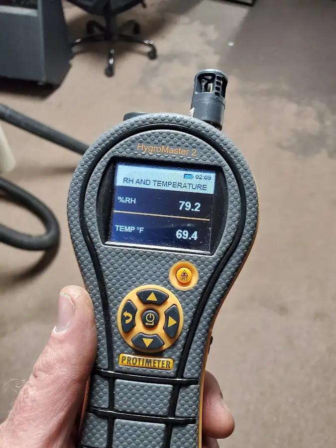 Moisture meter humidity assessment for Fire & Smoke Damage Restoration in Egelston
